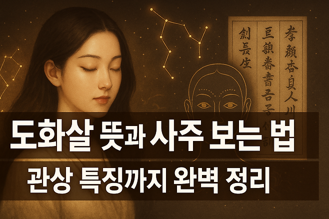 도화살 뜻과 사주 보는 법 관상 특징까지 완벽 정리
