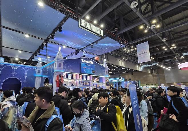 AGF 2025 브라운더스트2 부스 풍경. (사진= 문원빈 기자)