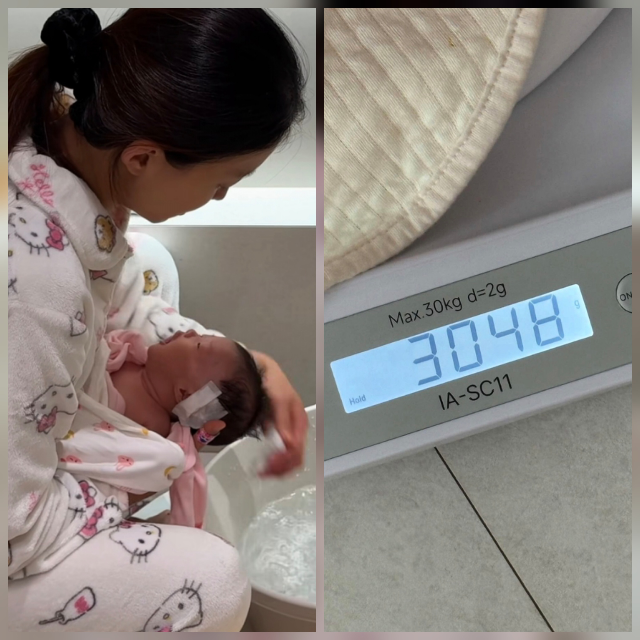 이시영의 둘째 딸 ‘씩씩이’가 태어난 지 한 달 만에 몸무게 3kg을 돌파하며 기적 같은 성장 소식을 전했다. 사진=이시영 SNS