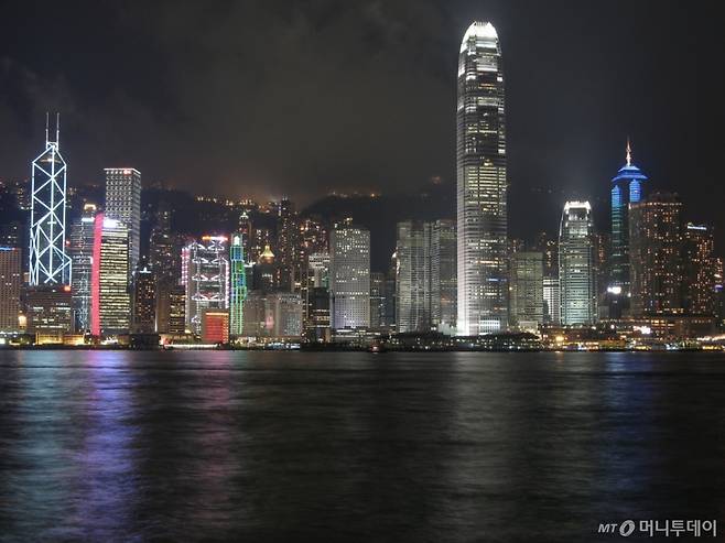 홍콩섬 야경 /사진=머니투데이 사진DB