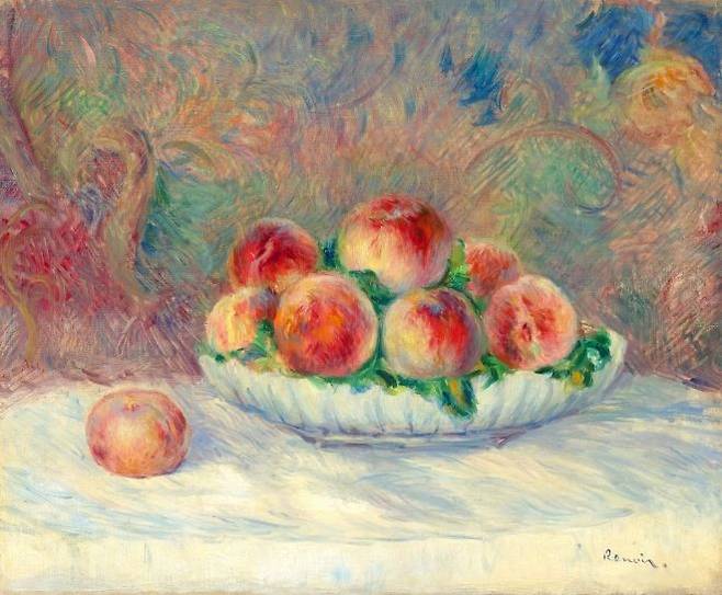 피에르 오귀스트 르누아르 ‘복숭아’. 예술의전당 제공 *재판매 및 DB 금지