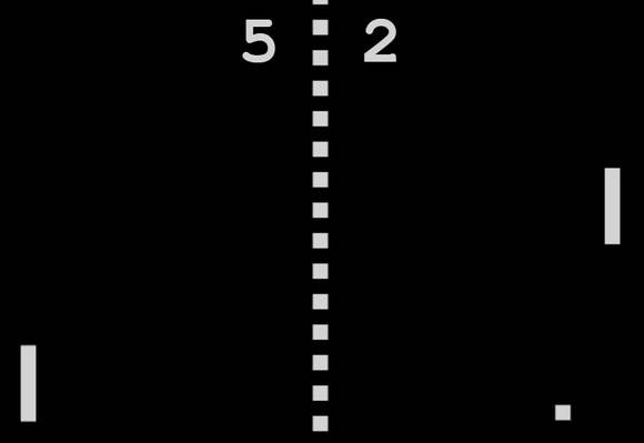 ▲1972년 출시해 세상을 바꾼 아타리의 <퐁>(Pong).