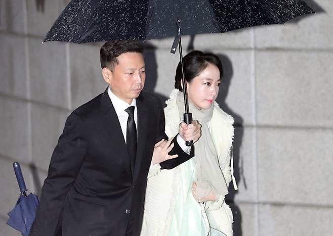 노현정 전 KBS 아나운서와 남편 정대선 HN Inc 회장. 연합