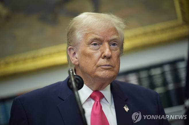 트럼프 대통령 [EPA 연합뉴스 자료사진. 재판매 및 DB 금지]