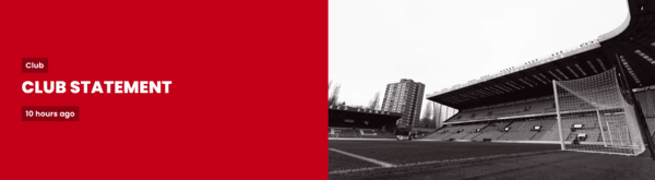 찰튼 애슬레틱이 공식 채널을 통해 서포터가 사망했다는 안타까운 소식을 전했다. /사진=찰튼 애슬레틱