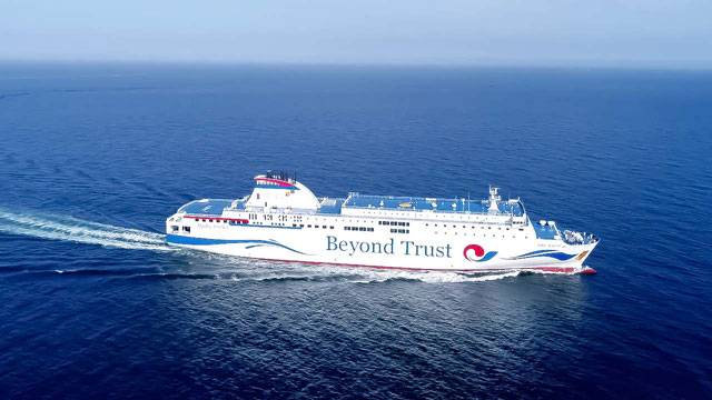 제주~인천 항로에 투입됐던 비욘드트러스트호