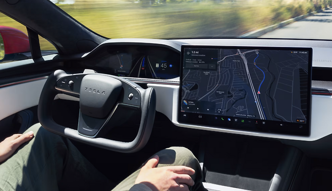 Tesla’s autonomous driving system in Model 3 (Tesla)
