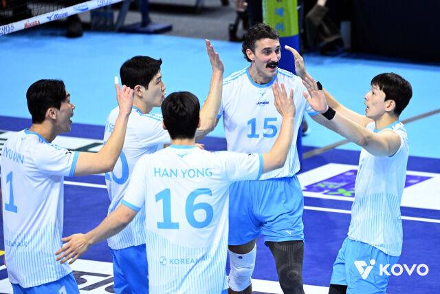 승리한 대한항공./KOVO