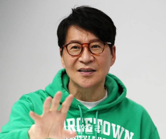 문성후 박사가 이데일리와 인터뷰를 하고 있다. (사진= 김태형 기자)