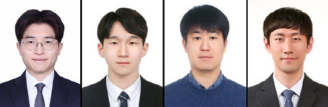 (왼쪽부터)한양대의 손원경 박사, 이재명 박사과정생, 김시형 박사, 최창순 교수. (사진=한양대)