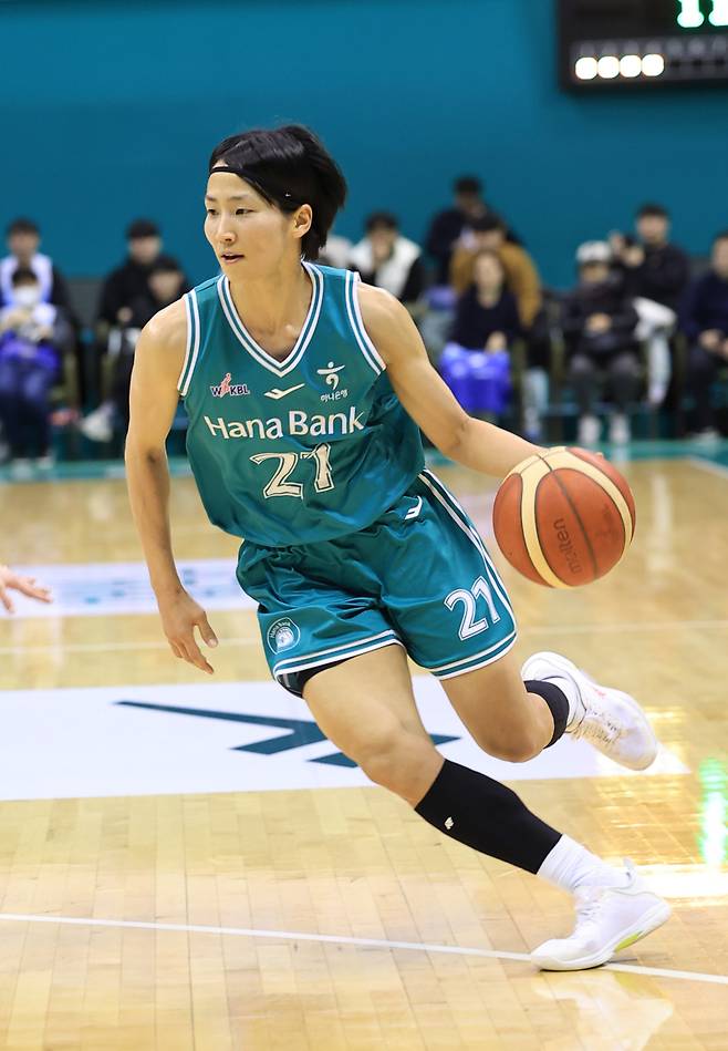 부천 하나은행 이이지마 사키. 사진=WKBL