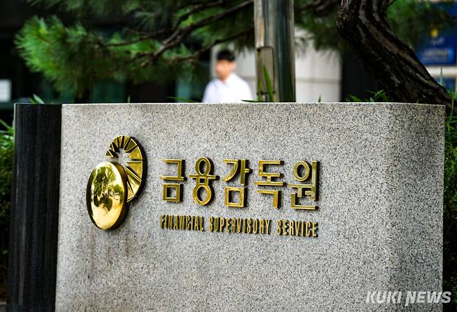 서울 여의도 금융감독원 현판. 쿠키뉴스 자료사진&nbsp;