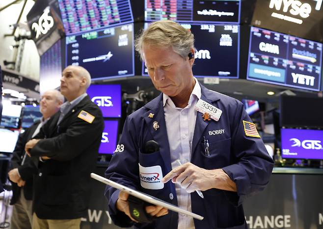 월스트리트. UPI연합뉴스