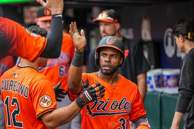 탬파베이 레이스가 세드릭 멀린스를 영입했다. 사진은 볼티모어 오리올스 시절 멀린스의 모습. /사진=로이터