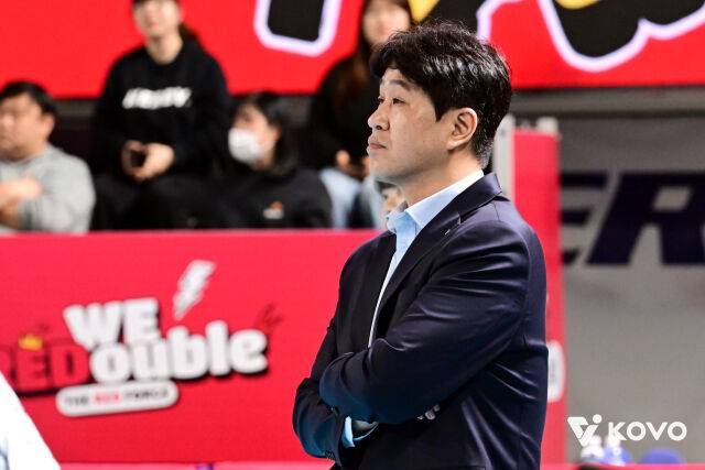 김종민 도로공사 감독./KOVO