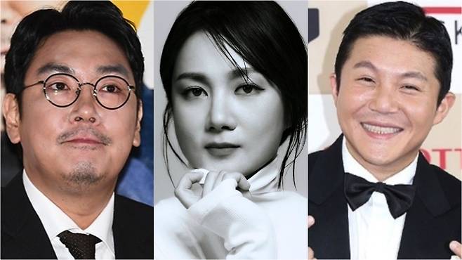 (왼쪽부터) 배우 조진웅, 개그우먼 박나래, 개그맨 조세호