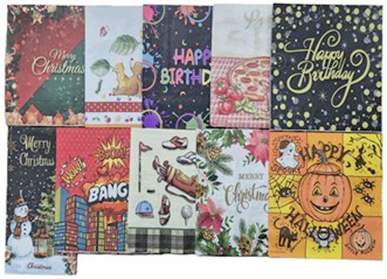 연말 장식용 냅킨. 서울시 제공