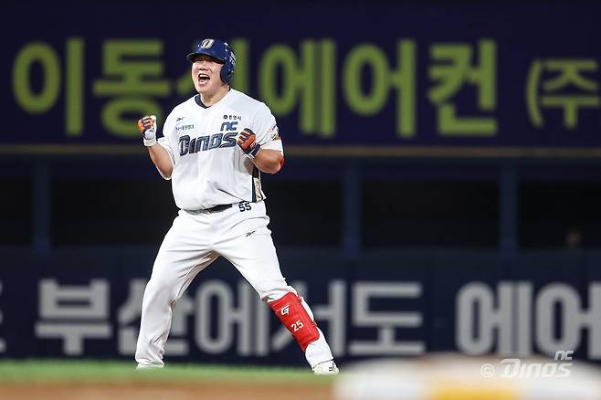 NC 이우성은 2025시즌 막바지 타격감을 되찾았다. 그는 흐름을 이어 다음 시즌 타선의 중심축이 되리라 다짐했다. 사진제공｜NC 다이노스