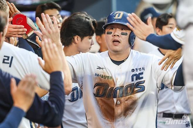 NC 이우성은 2025시즌 막바지 타격감을 되찾았다. 그는 흐름을 이어 다음 시즌 타선의 중심축이 되리라 다짐했다. 사진제공｜NC 다이노스