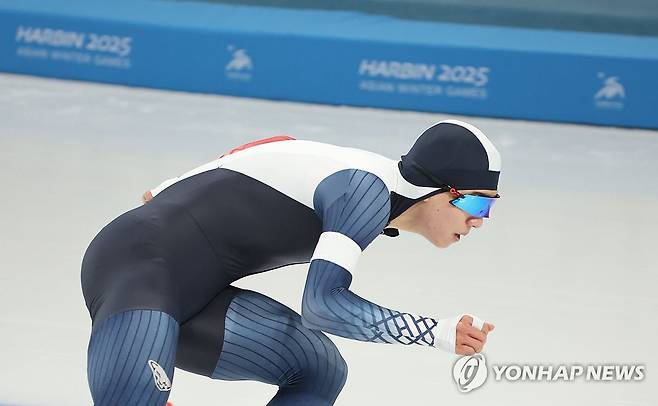 역주하는 정재원 [연합뉴스 자료사진]