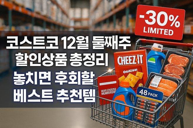 코스트코 12월 둘째주 할인 상품 총정리 놓치면 후회할 베스트 추천템