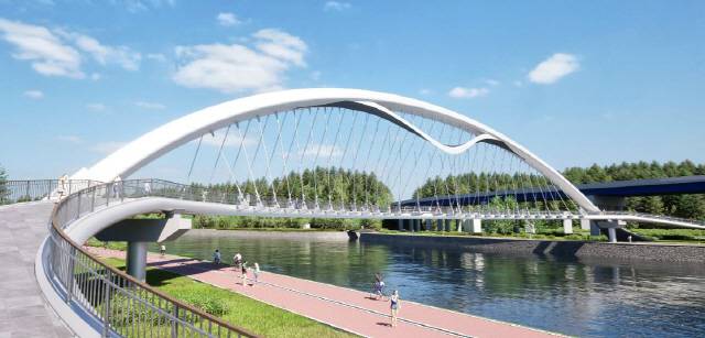 ▲ 동해시 전천 정비사업 조감도