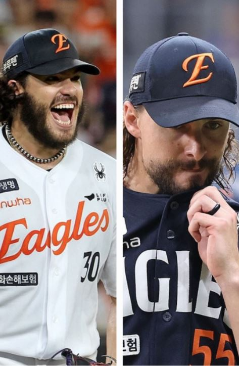 MLB로 이적한 폰세(왼쪽)와 와이스