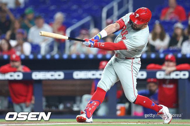 [사진] 필라델피아 필리스 카일 슈와버. ⓒGettyimages(무단전재 및 재배포 금지)
