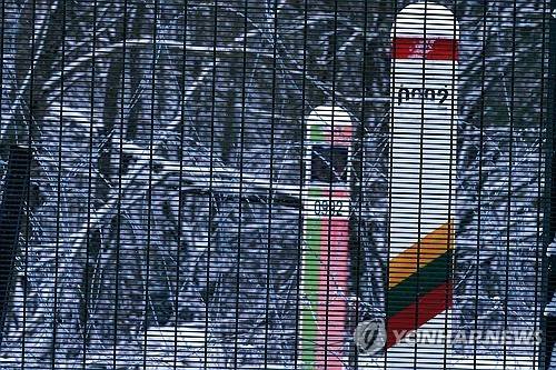 리투아니아-벨라루스 국경 지대 [로이터 연합뉴스 자료사진. 재판매 및 DB 금지]