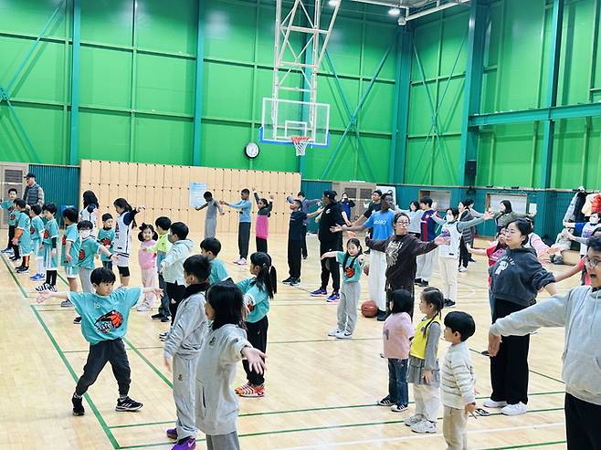 2024년 다문화 가족 농구대회 모습. 제공 | 한국농구발전연구소