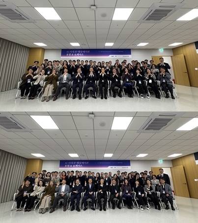 매일경제와 카이스트(KAIST)가 공동 개설한 국내 최초 AI(인공지능) 경영자 과정 ‘카이스트 AIB(AI Business Program)’가 지난 9일 첫 번째 공식 홈커밍데이를 개최했다.참가자들이 손으로 AI를 만들고 있다. [매경AX]