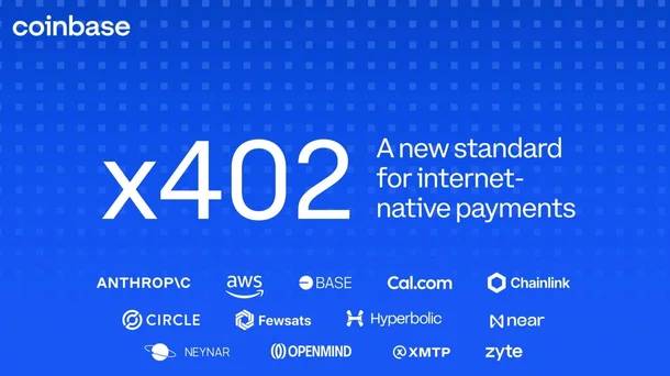 코인베이스가 주도하는 인터넷 결제 프로토콜 x402 < 출처 : 코인베이스 >