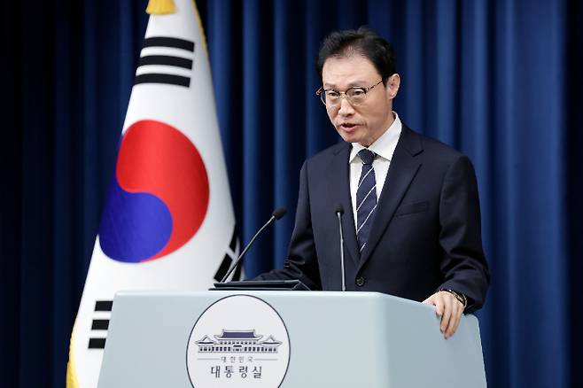 이규연 대통령실 홍보수석비서관. 연합뉴스