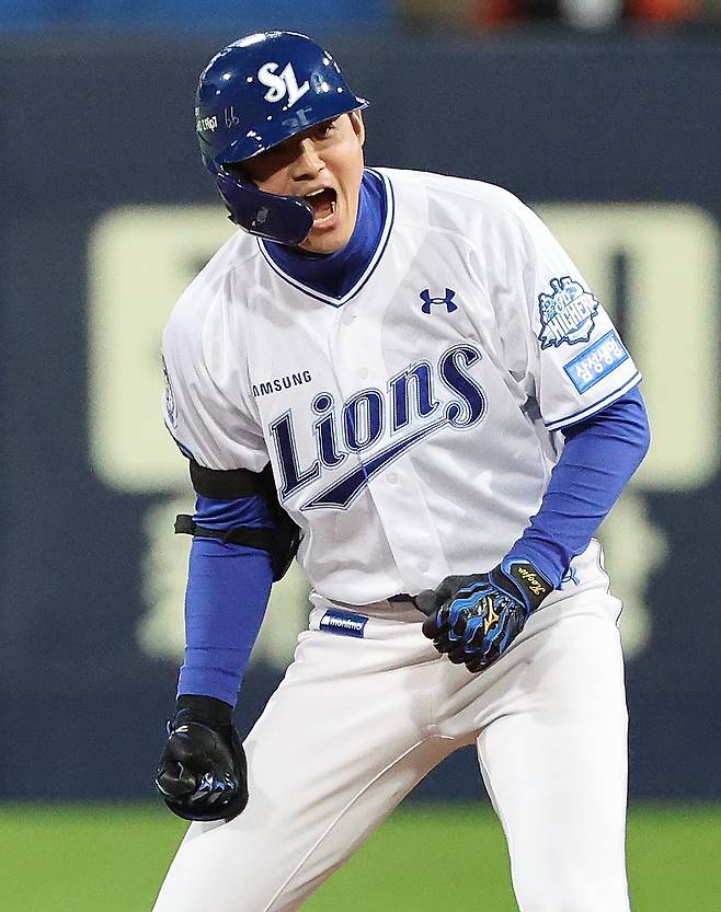 삼성 주장 구자욱은 후라도, 디아즈의 재계약, 최형우의 영입 등으로&nbsp;팀의 전력이 강해진 것을 누구보다 반기며 내년 시즌 활약을 다짐했다. 뉴시스