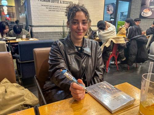 연합뉴스와 인터뷰하는 알제리 출신 마케터 유슬아 씨 [촬영 임경빈 인턴기자]