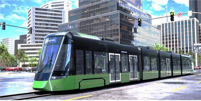 대전도시철도 2호선 트램 가상도. 제공은 대전시