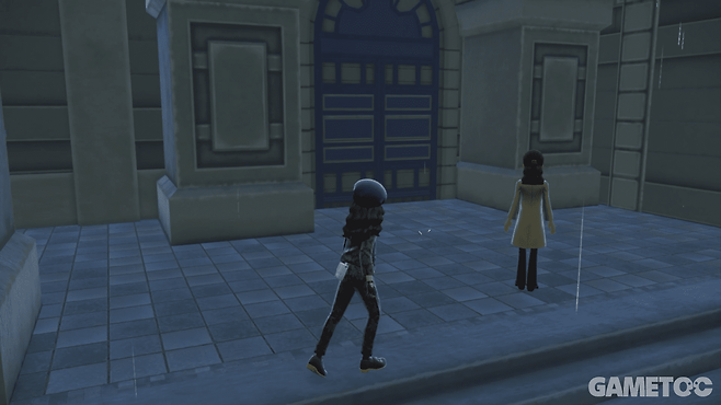 루주 1번지 플라드리 카페 앞 여성에게 다가가면 자동으로 수주된다 (사진=최은상 기자)