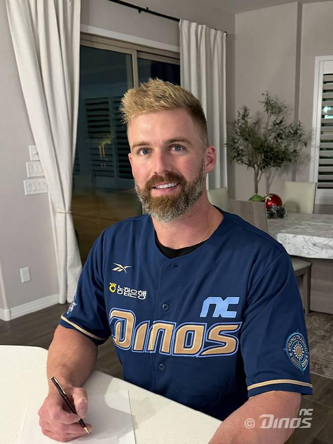 NC 다이노스와 재계약한 맷 데이비슨. 사진제공=NC 다이노스