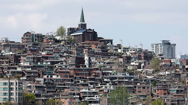 서울 용산구 한남 정비구역 전경. /뉴스1