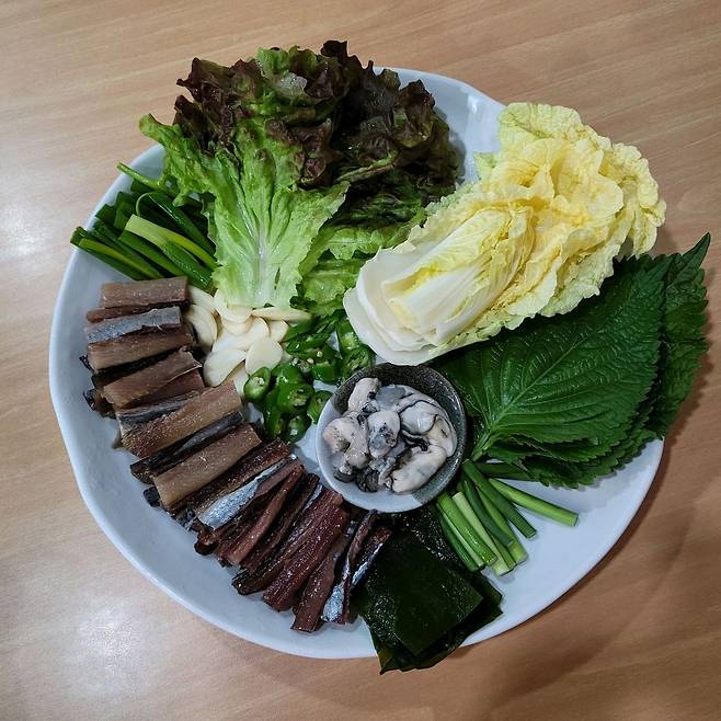 해물명가 구룡포의 과메기. 네이버지도 해물명가 구룡포 업체 등록 사진