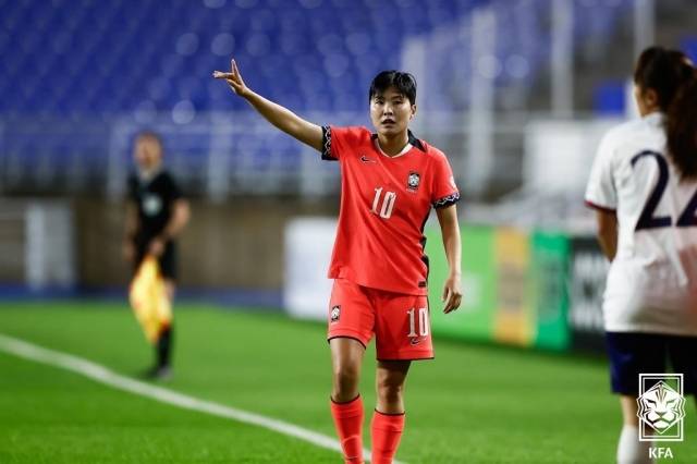 대한민국 여자 축구 대표팀이 랭킹 21위를 유지했다. 사진=대한축구협회 제공