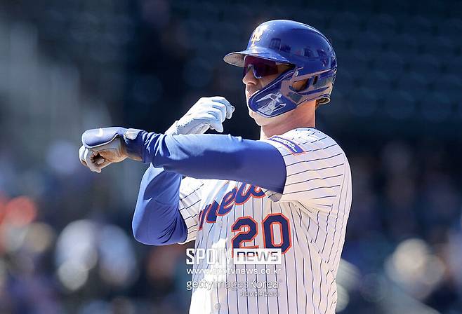 ▲ 미국 메이저리그 뉴욕 메츠 소속으로 홈런왕을 차지하기도 했던 피트 알론소.