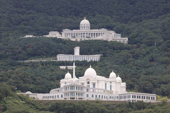 The Unification Church headquarters in Gapyeong, Gyeonggi, is seen on Sept. 18. [YONHAP]