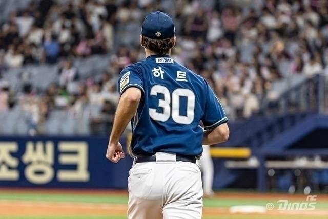 2024시즌 NC 에이스로 활약했던 하트. 사진=NC 제공