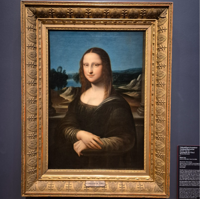 17세기 무명화가가 그린 [모나리자] 모작 ©김슬기