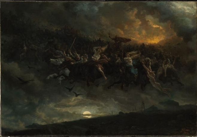Peter Nicolai Arbo [The Wild Hunt of Odin], 1872 ©Nasjonal Museet
