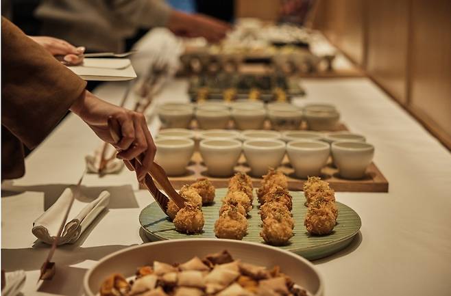 9일 비채나에서 열린  ‘미국 크림치즈와 함께 한 한식의 새로운 길 美味(미미)’ 행사. USDEC 제공