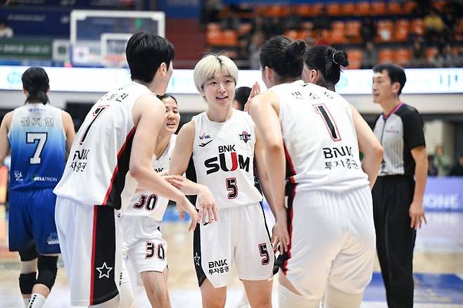 [서울=뉴시스] 여자프로농구 부산 BNK의 안혜지. (사진=WKBL 제공) *재판매 및 DB 금지