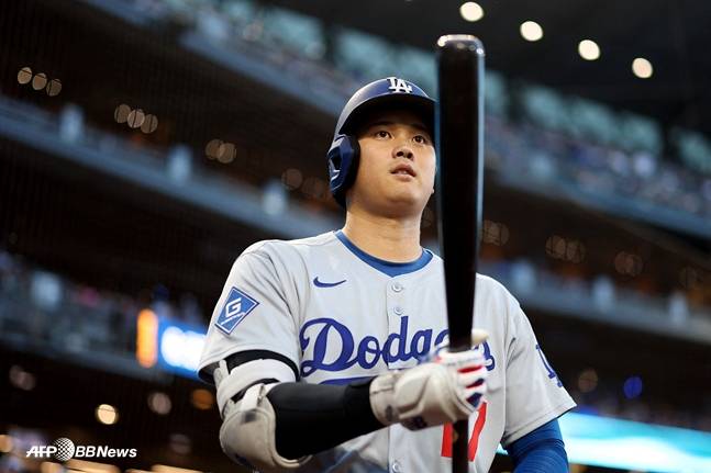 2025 내셔널리그 지명타자 실버슬러거 수상자 오타니 쇼헤이. /AFPBBNews=뉴스1