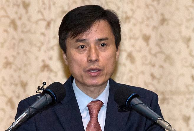 Special Counsel Cho Eun-seok speaks about investigating former President Yoon Suk Yeol's treason and espionage charges on June 13. [NEWS1]